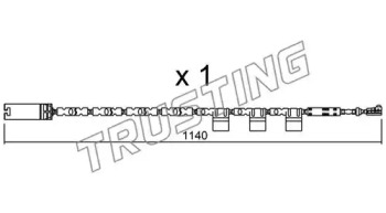 TRUSTING su325 -  Сигнализатор, износ тормозных колодок