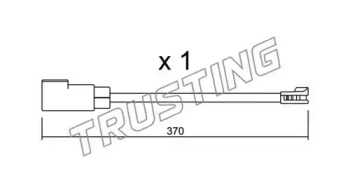 TRUSTING su339 -  Сигнализатор, износ тормозных колодок