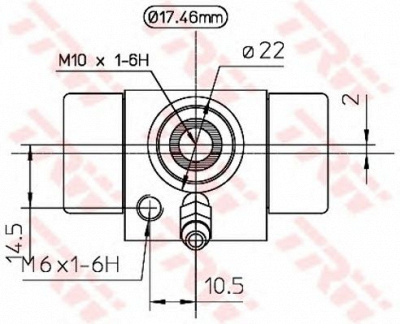 TRW bwc107a -  Колесный тормозной цилиндр
