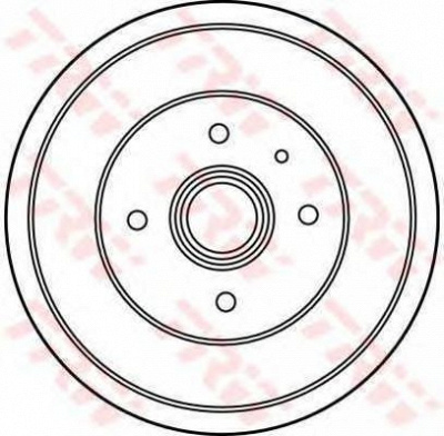 TRW db4200 -  Тормозной барабан