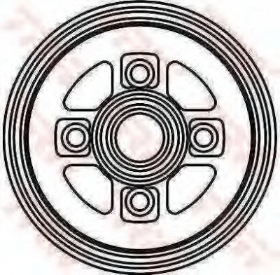 TRW db4317 -  Тормозной барабан