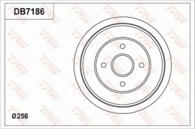 TRW db7186 -  Тормозной барабан