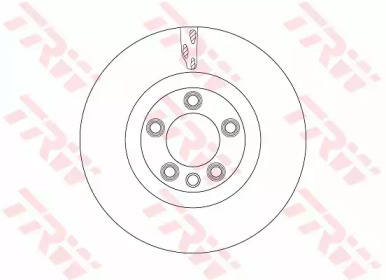 TRW df6772s -  Диск тормозной вентилируемый