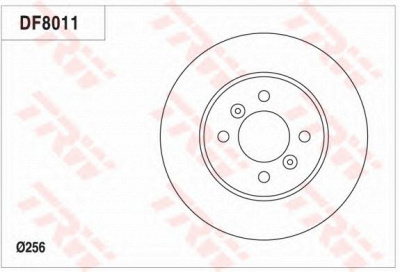TRW df8011 -  Тормозной диск