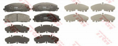TRW gdb1944 -  Комплект тормозных колодок, дисковый тормоз
