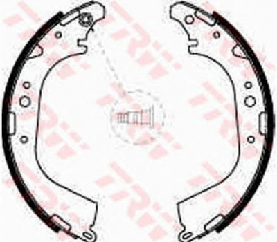 TRW gs8501 -  Комплект тормозных колодок