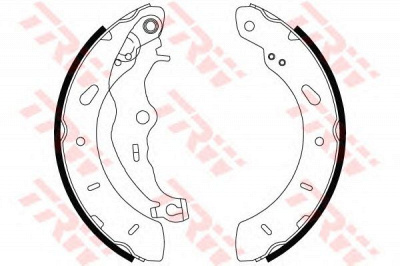 TRW gs8806 -  КОЛОДКИ ТОРМ.БАРАБАН. FORD FOCUS III/B-MAX