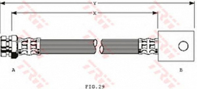 TRW pha325 -  Тормозной шланг