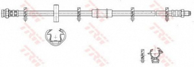 TRW phb183 -  Тормозной шланг