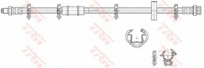 TRW phb217 -  Тормозной шланг