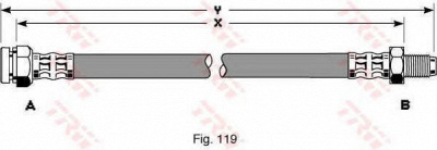 TRW phb270 -  Тормозной шланг