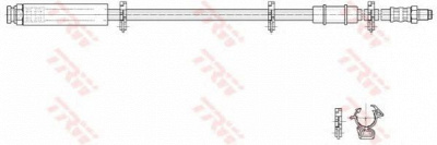 TRW phb292 -  Тормозной шланг