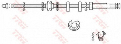 TRW phb297 -  Тормозной шланг