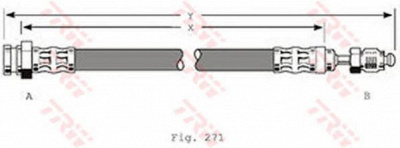 TRW phb339 -  Тормозной шланг