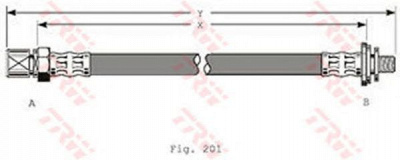 TRW phb340 -  Тормозной шланг