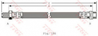 TRW phb353 -  Тормозной шланг