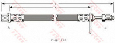 TRW phb368 -  Тормозной шланг