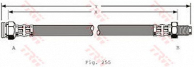 TRW phb376 -  Тормозной шланг