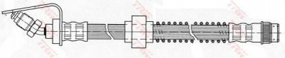 TRW phb424 -  Тормозной шланг