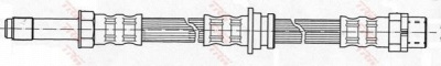 TRW phb425 -  Тормозной шланг