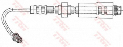 TRW phb543 -  Тормозной шланг