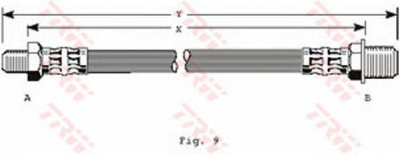TRW phc149 -  Тормозной шланг