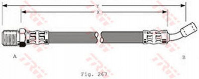 TRW phd147 -  Тормозной шланг