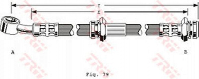 TRW phd157 -  Тормозной шланг