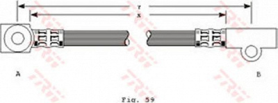 TRW phd226 -  Тормозной шланг