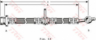 TRW phd240 -  Тормозной шланг