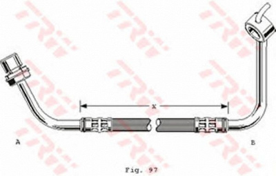 TRW phd252 -  Тормозной шланг
