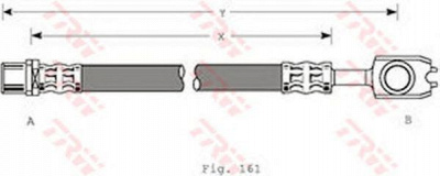 TRW phd351 -  Тормозной шланг