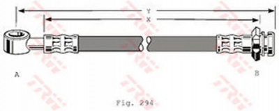 TRW phd366 -  Тормозной шланг
