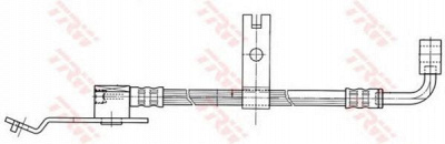 TRW phd402 -  Тормозной шланг