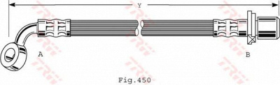TRW phd476 -  Тормозной шланг