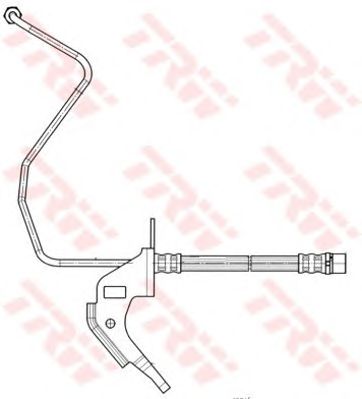 TRW phd563 -  Тормозной шланг