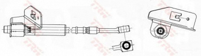 TRW phd7017 - Тормозной шланг