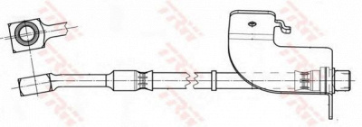 TRW phd7066 - Тормозной шланг