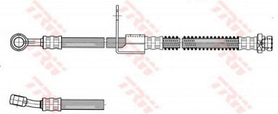 TRW phd958 -  Тормозной шланг