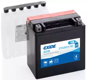 TUDOR etx20chbs -  Батарея аккумуляторная, 12В 18А/ч