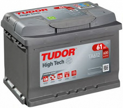 TUDOR ta612 -  Батарея аккумуляторная, 12В 61А/ч
