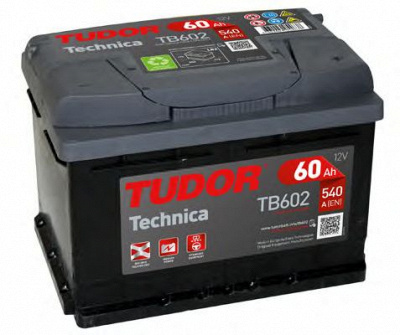 TUDOR tb602 -  Стартерная аккумуляторная батарея