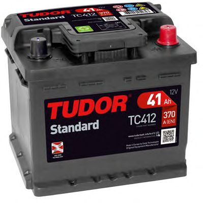 TUDOR tc412 -  Стартерная аккумуляторная батарея| Стартерная аккумуляторная батарея