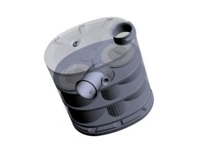 TWINTEC 38050002 -  Средний глушитель выхлопных газов