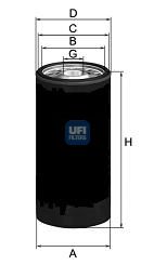UFI 2314400 -  Масляный фильтр
