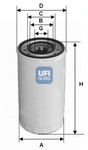 UFI 2330500 -  Масляный фильтр