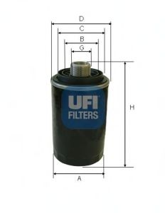 UFI 2349300 -  Масляный фильтр