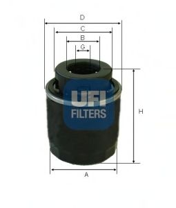 UFI 2349400 -  Масляный фильтр