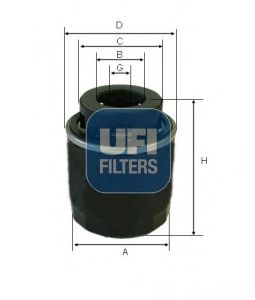 UFI 2357300 -  Масляный фильтр