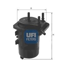 UFI 2401400 -  Топливный фильтр